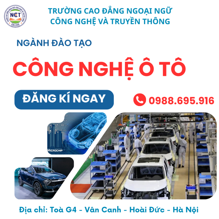 Học công nghệ ô tô ra trường sẽ làm gì?