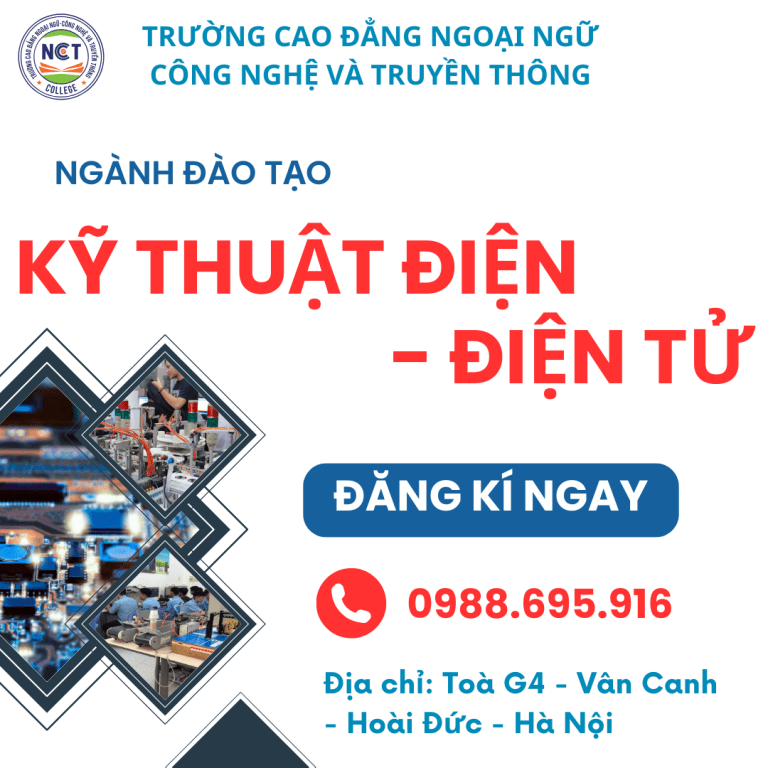 CƠ HỘI VIỆC LÀM VÀ SỰ PHÁT TRIỂN CỦA NGÀNH CÔNG NGHỆ KỸ THUẬT ĐIỆN – ĐIỆN TỬ