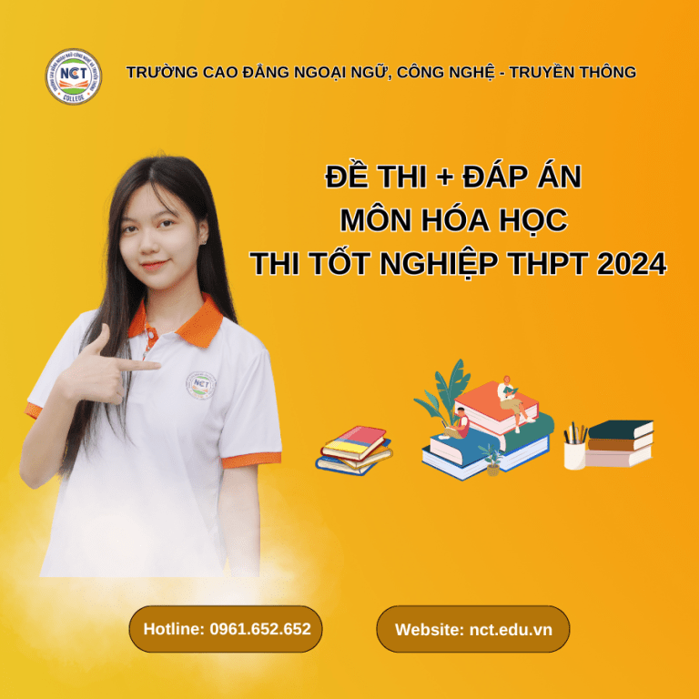 Đáp án và đề thi tốt nghiệp THPT môn hóa học 2024 – Cập nhật liên tục