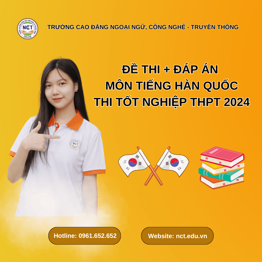 Đáp án và đề thi tốt nghiệp THPT môn Tiếng Hàn Quốc 2024 – Cập nhật liên tục
