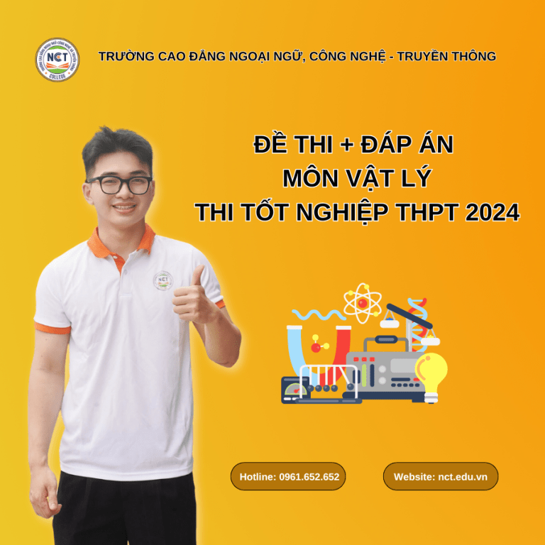 Đáp án và đề thi tốt nghiệp THPT môn Vật lý 2024 – Cập nhật liên tục