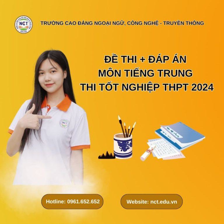 Đáp án và đề thi tốt nghiệp THPT môn tiếng Trung Quốc 2024 – Cập nhật liên tục
