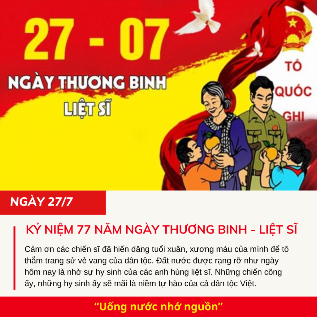  Thương binh liệt sĩ 27/07