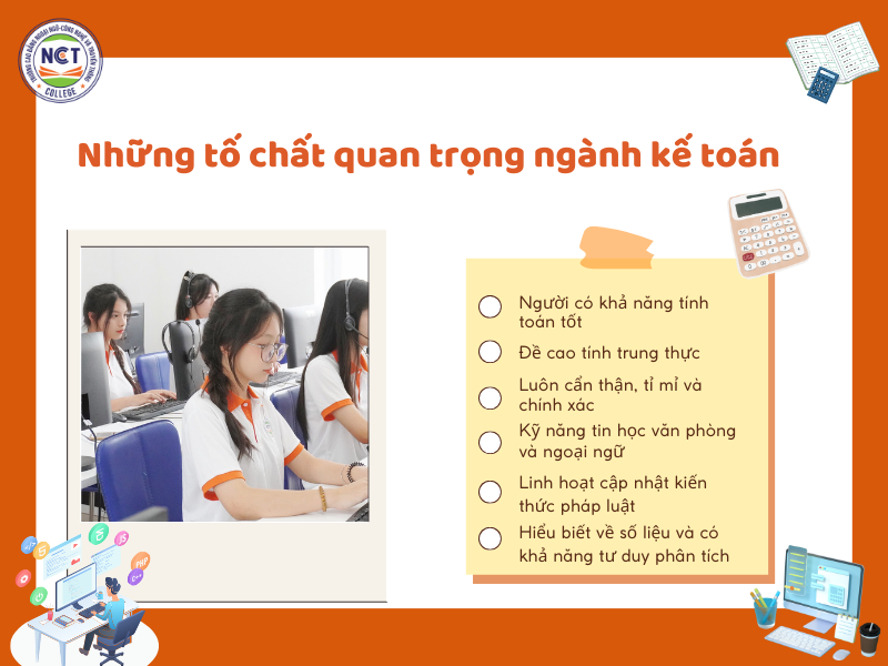 Những tố chất cần thiết khi học ngành kế toán