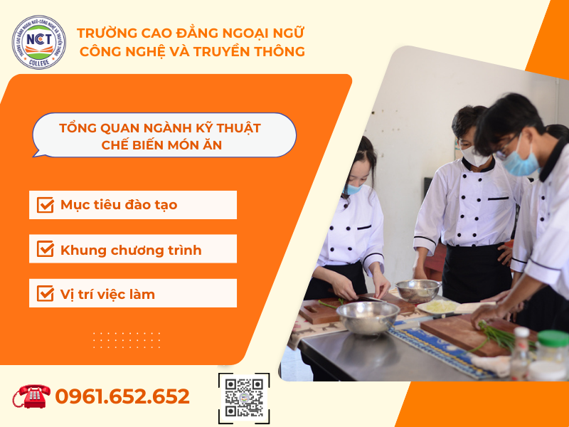 Ngành kỹ thuật chế biến món ăn