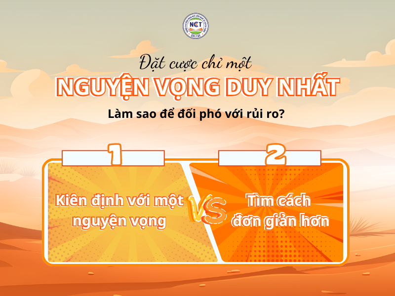 Đặt cược chỉ một nguyện vọng duy nhất 