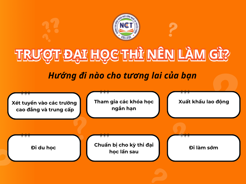 Trượt đại học thì nên làm gì? 