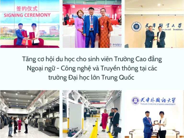 Tăng cơ hội du học Trung Quốc cho sinh viên trường NCT College