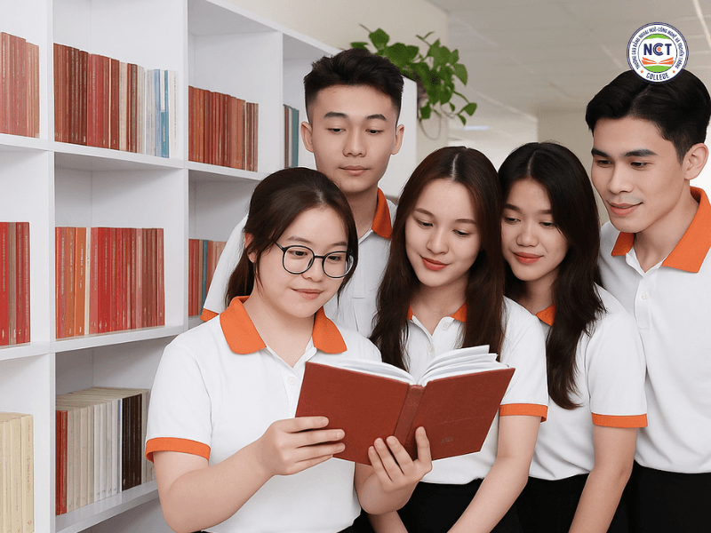 Sinh viên theo học Thương mại điện tử tại NCT College