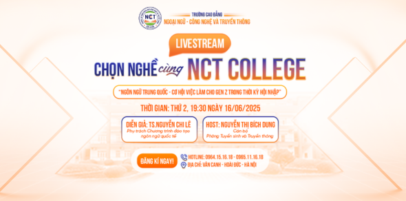 [Livestream] Ngôn ngữ Trung Quốc - Cơ hội việc làm cho gen Z trong thời kỳ hội nhập