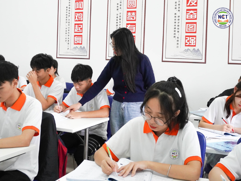 Sinh viên theo học ngành Ngôn ngữ trung Quốc tại NCT College