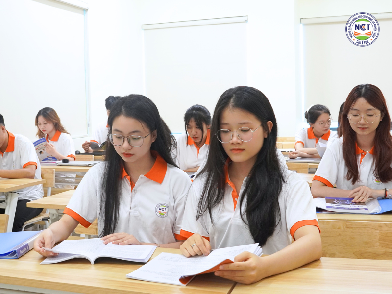 Sinh viên tại NCT được trang bị đầy đủ kỹ năng thực té 