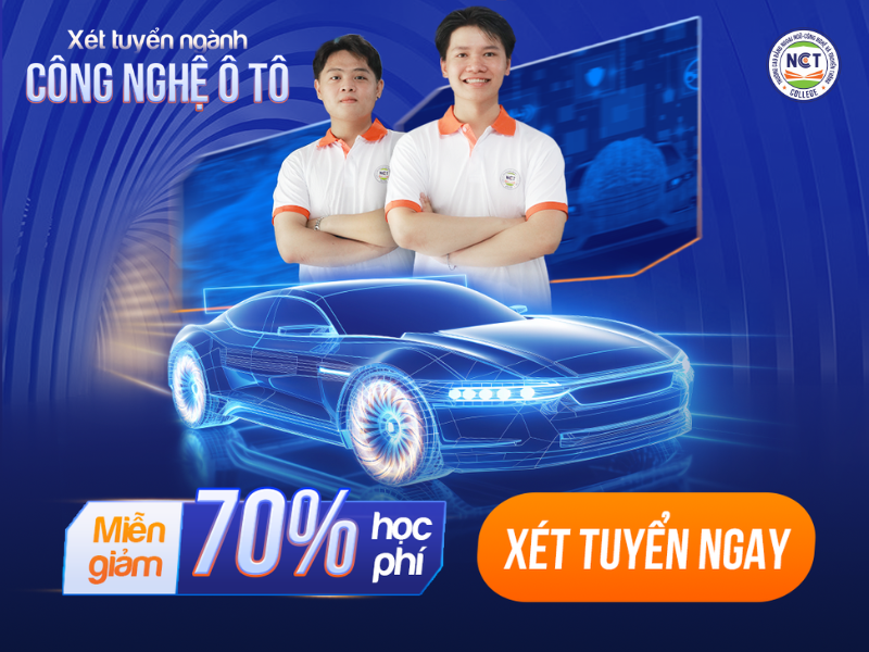 Tuyển sinh ngành Công nghệ ô tô - Ngành học đón đầu xu hướng cho gen Z