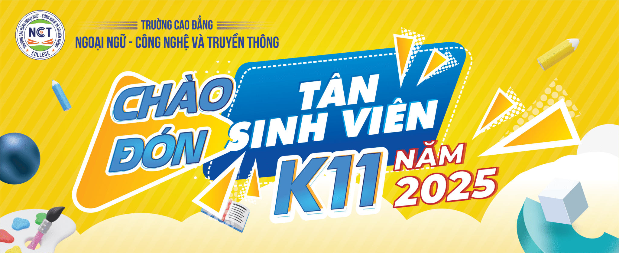 Thông báo kế hoạch tập trung hoàn thiện hồ sơ đăng ký nhập học (đợt 1) - Trường Cao đẳng Ngoại ngữ – Công nghệ và Truyền thông (NCT College)