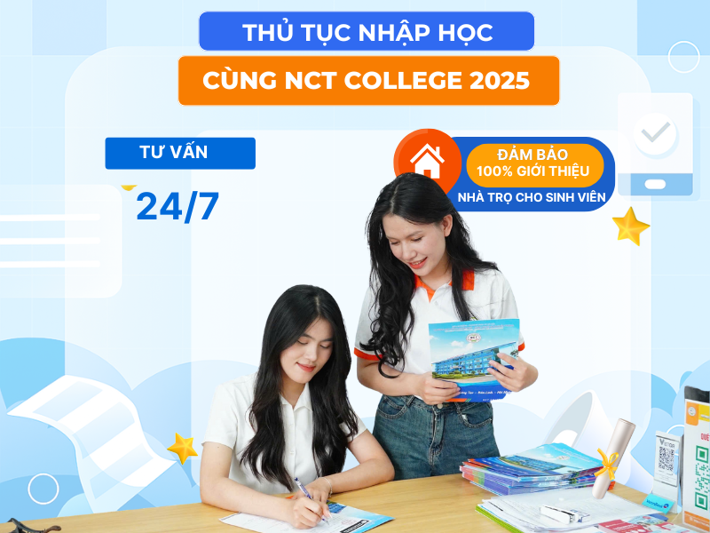 Hướng dẫn làm thủ tục nhập học cho tân sinh viên NCT khóa 2025