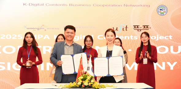 Trường Cao đẳng Ngoại ngữ – Công nghệ và Truyền thông ký kết hợp tác quốc tế với 4 doanh nghiệp công nghệ Hàn Quốc