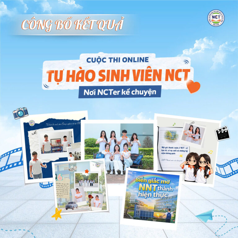 Công bố kết quả cuộc thi “Tự hào sinh viên NCT” – Lan tỏa những câu chuyện truyền cảm hứng