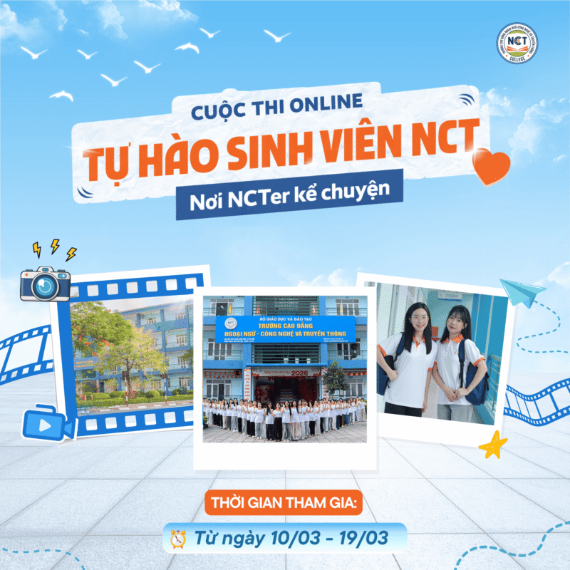Phát động cuộc thi “Tự hào Sinh viên NCT” chào mừng 95 năm Ngày thành lập Đoàn TNCS Hồ Chí Minh