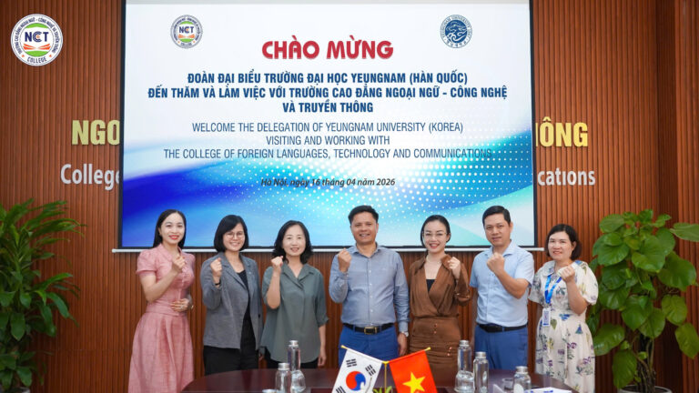 Mở rộng cơ hội học tập – Việc làm quốc tế: NCT College đón tiếp và làm việc với Đại học Yeungnam (Hàn Quốc)