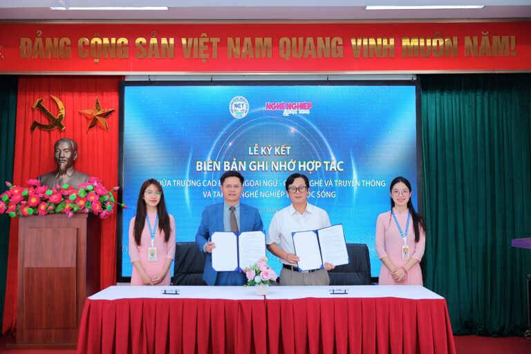 Đón đầu kỷ nguyên số: NCT College ký kết hợp tác với Tạp chí Nghề nghiệp và Cuộc sống – Thúc đẩy truyền thông số gắn với thực tiễn việc làm cho sinh viên