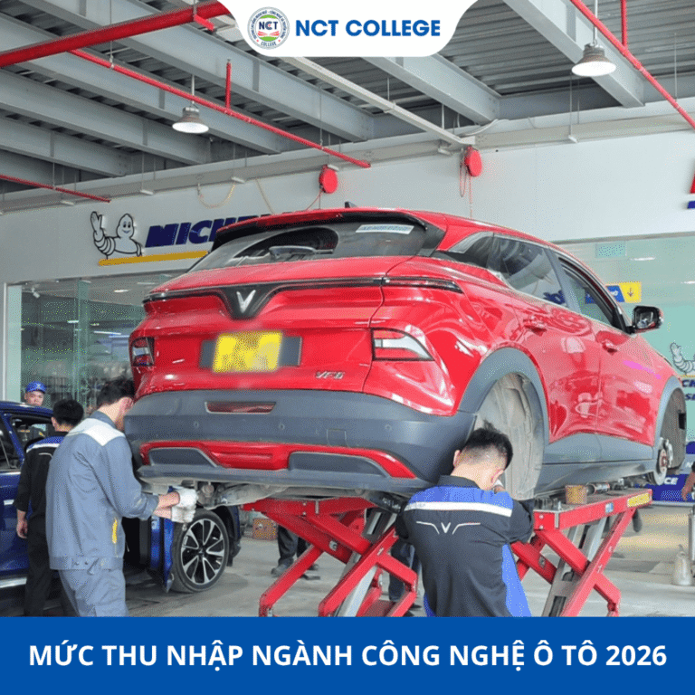 Ngành Công nghệ Ô tô lương bao nhiêu? Cơ hội việc làm và thu nhập mới nhất 2026