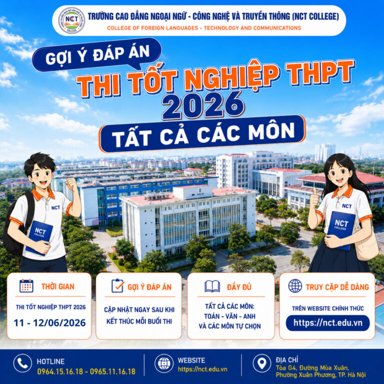 Đáp án và đề thi tốt nghiệp THPT 2026 – Cập nhật liên tục