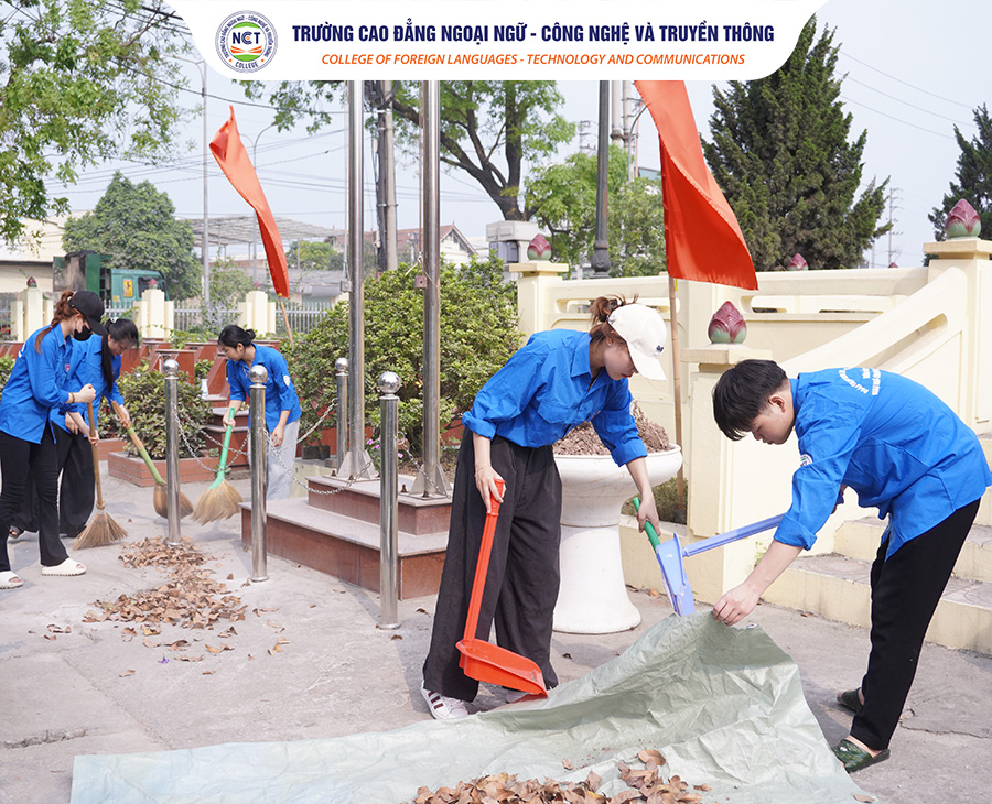 Kỷ niệm 79 năm Ngày Thương binh – Liệt sĩ, tuổi trẻ NCT College tổ chức hoạt động tri ân