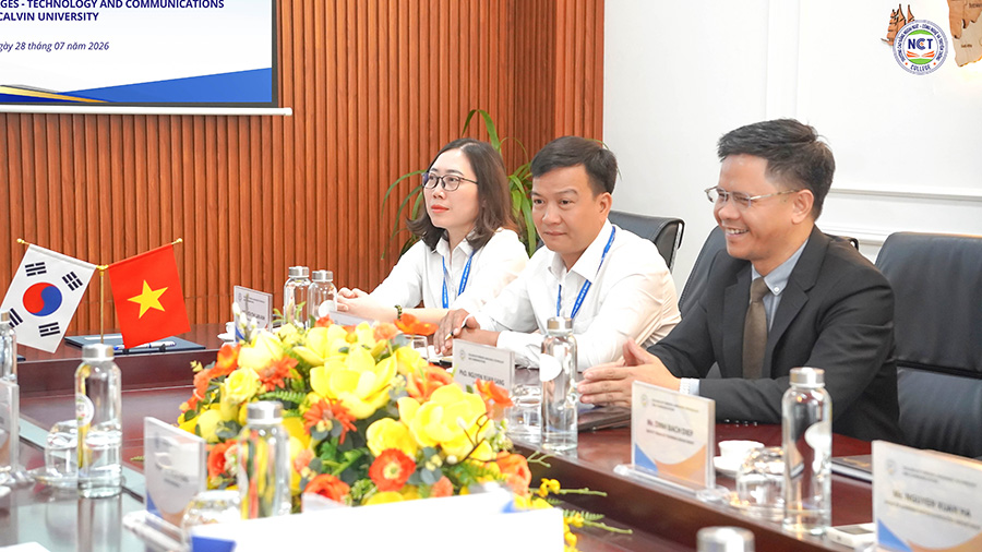 NCT College ký kết hợp tác với Đại học Calvin (Hàn Quốc): Mở rộng cơ hội học tập và hội nhập quốc tế cho sinh viên