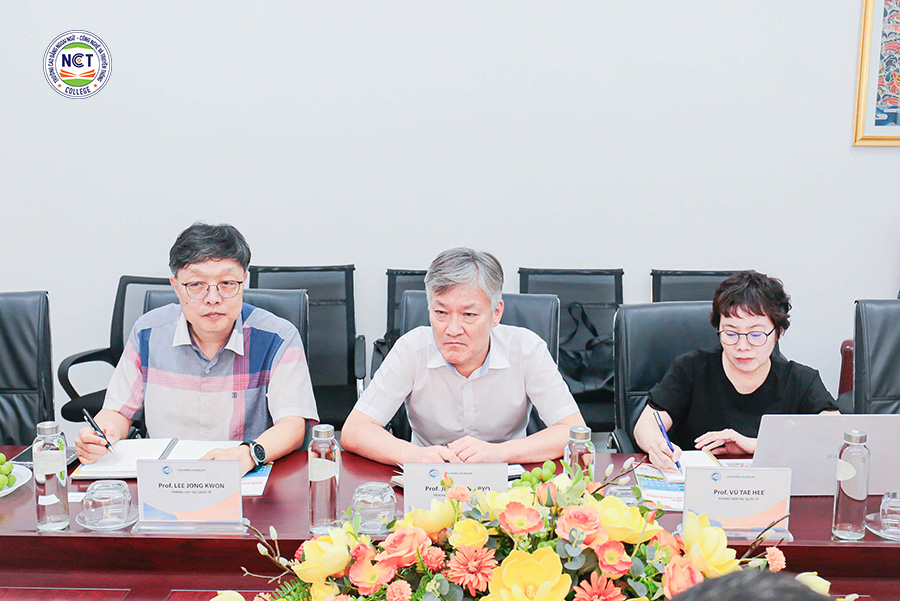 Yeungjin University đến thăm và làm việc tại NCT College: Thắt chặt hợp tác quốc tế, mở rộng cơ hội học tập và việc làm tại Hàn Quốc