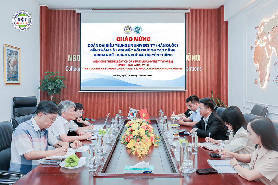Yeungjin University đến thăm và làm việc tại NCT College: Thắt chặt hợp tác quốc tế, mở rộng cơ hội học tập và việc làm tại Hàn Quốc
