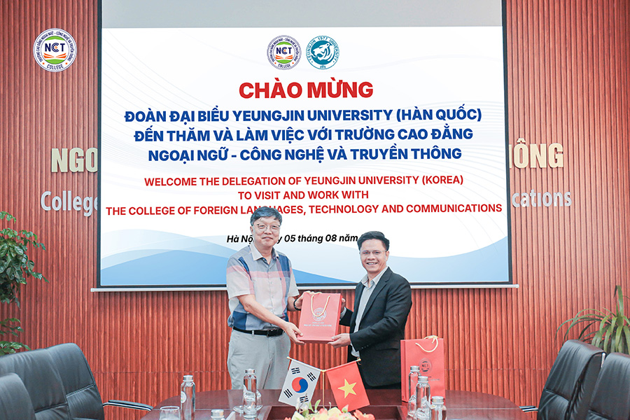 Yeungjin University đến thăm và làm việc tại NCT College: Thắt chặt hợp tác quốc tế, mở rộng cơ hội học tập và việc làm tại Hàn Quốc