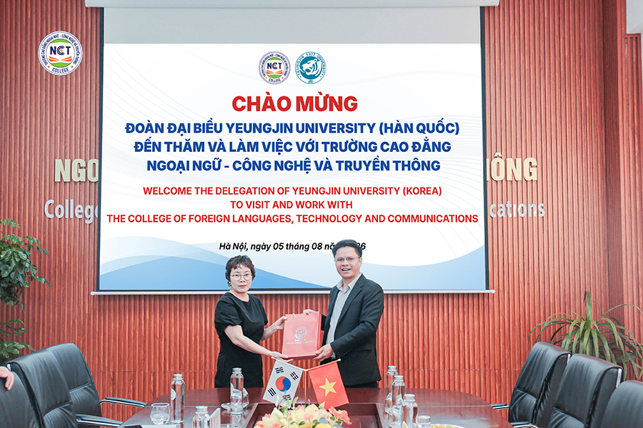 Yeungjin University đến thăm và làm việc tại NCT College: Thắt chặt hợp tác quốc tế, mở rộng cơ hội học tập và việc làm tại Hàn Quốc
