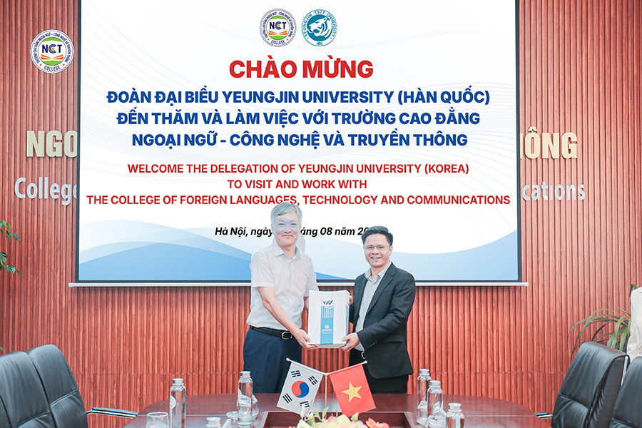 Yeungjin University đến thăm và làm việc tại NCT College: Thắt chặt hợp tác quốc tế, mở rộng cơ hội học tập và việc làm tại Hàn Quốc
