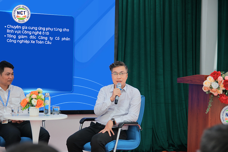 Sinh viên NCT College gặp gỡ doanh nghiệp: Kết nối đam mê, khơi dậy tiềm năng