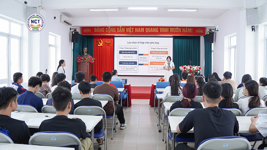 NCT College tổ chức Hội nghị Cha mẹ học sinh, học sinh hệ Phổ thông Cao đẳng (9+) năm học 2026–2027