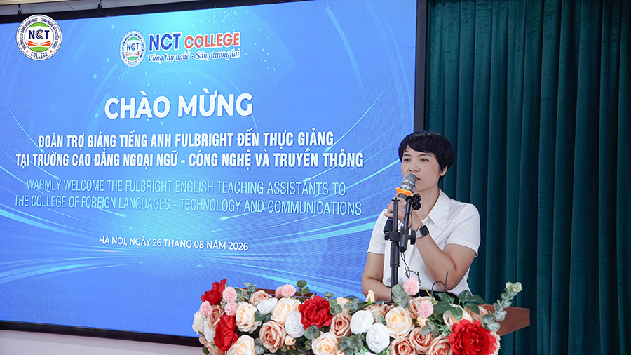 NCT College chào đón đoàn Trợ giảng Tiếng Anh Fulbright Hoa Kỳ đến thực giảng - Mở rộng trải nghiệm học tập quốc tế cho sinh viên