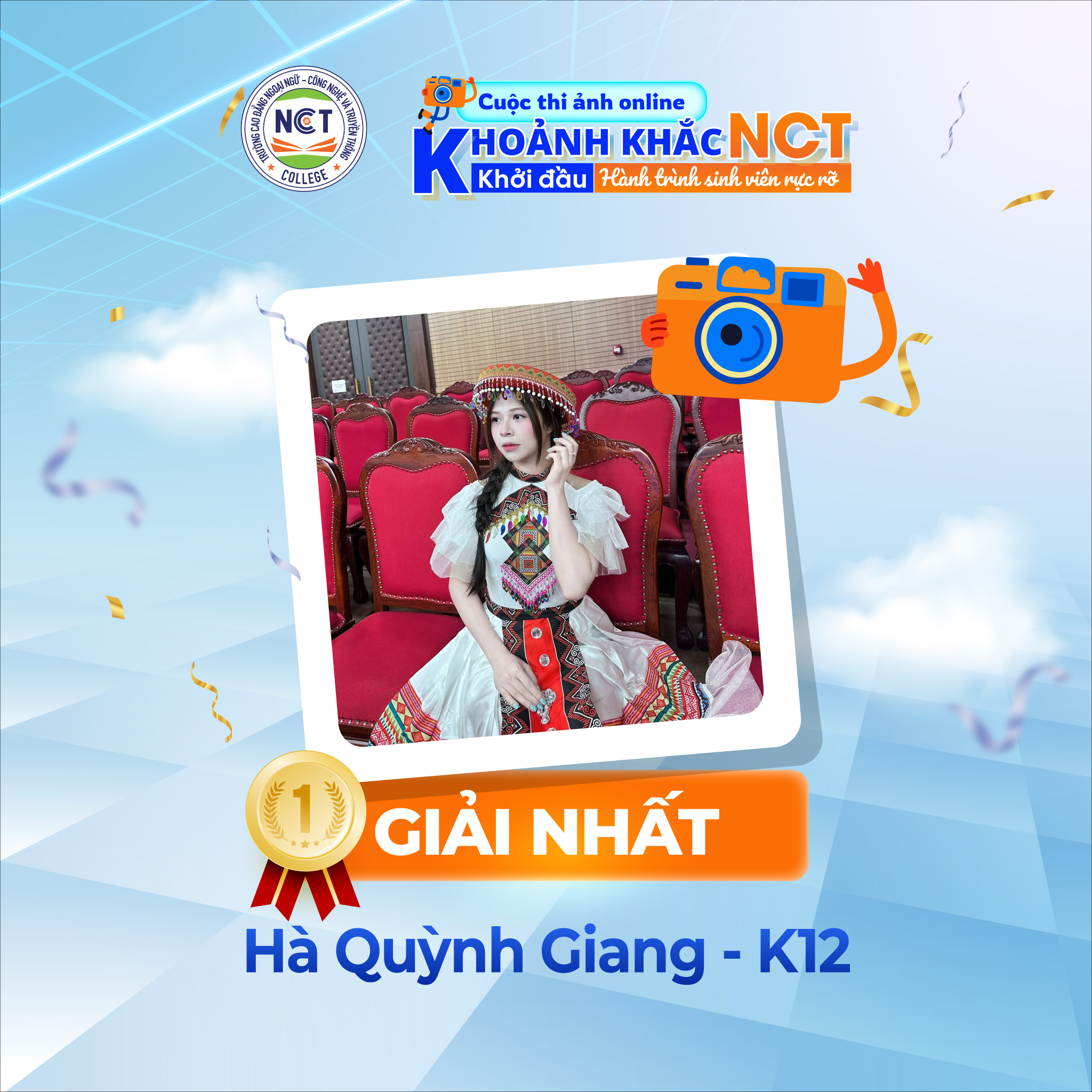 Công bố kết quả cuộc thi online “Khoảnh khắc NCT – Khởi đầu hành trình sinh viên rực rỡ”