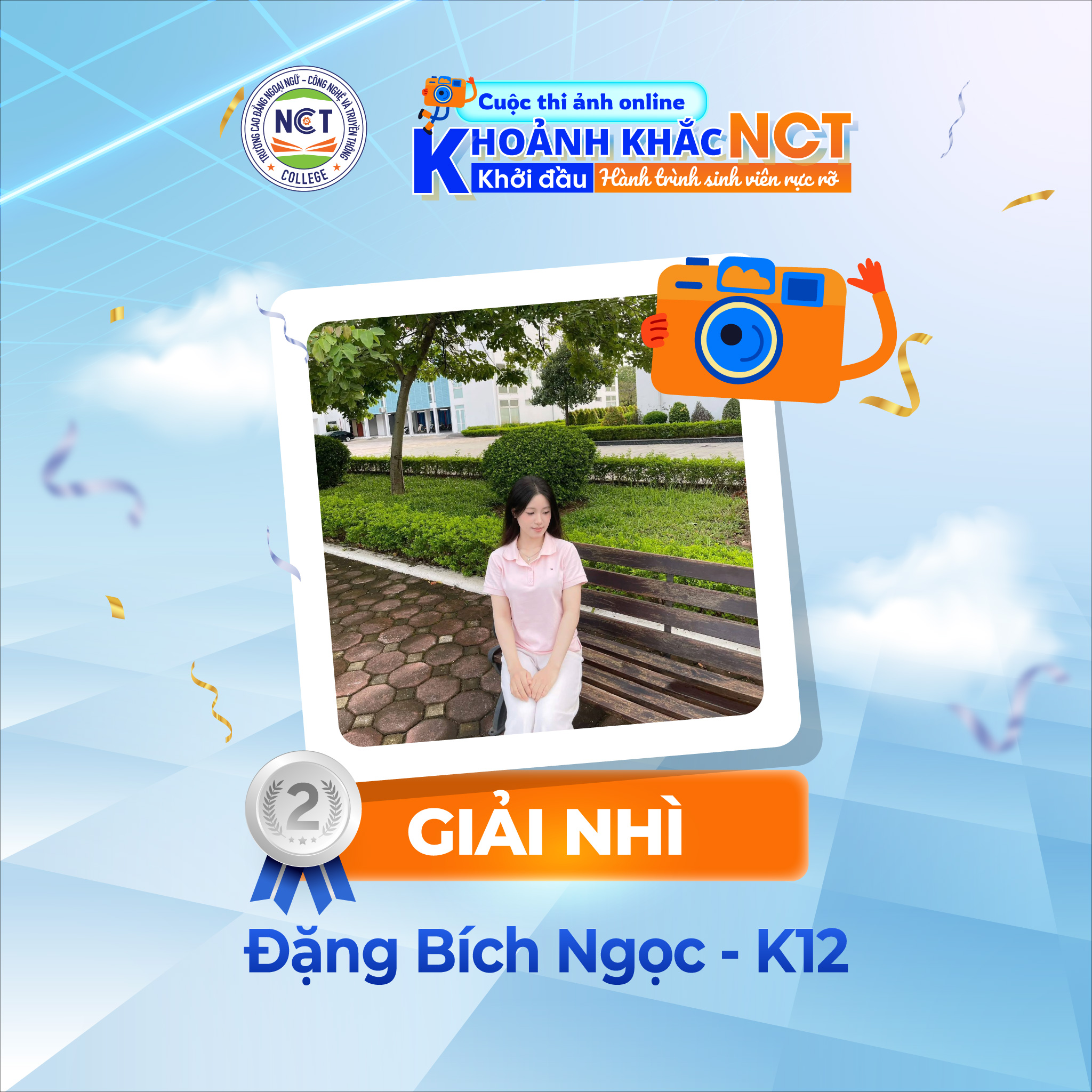 Công bố kết quả cuộc thi online “Khoảnh khắc NCT – Khởi đầu hành trình sinh viên rực rỡ”