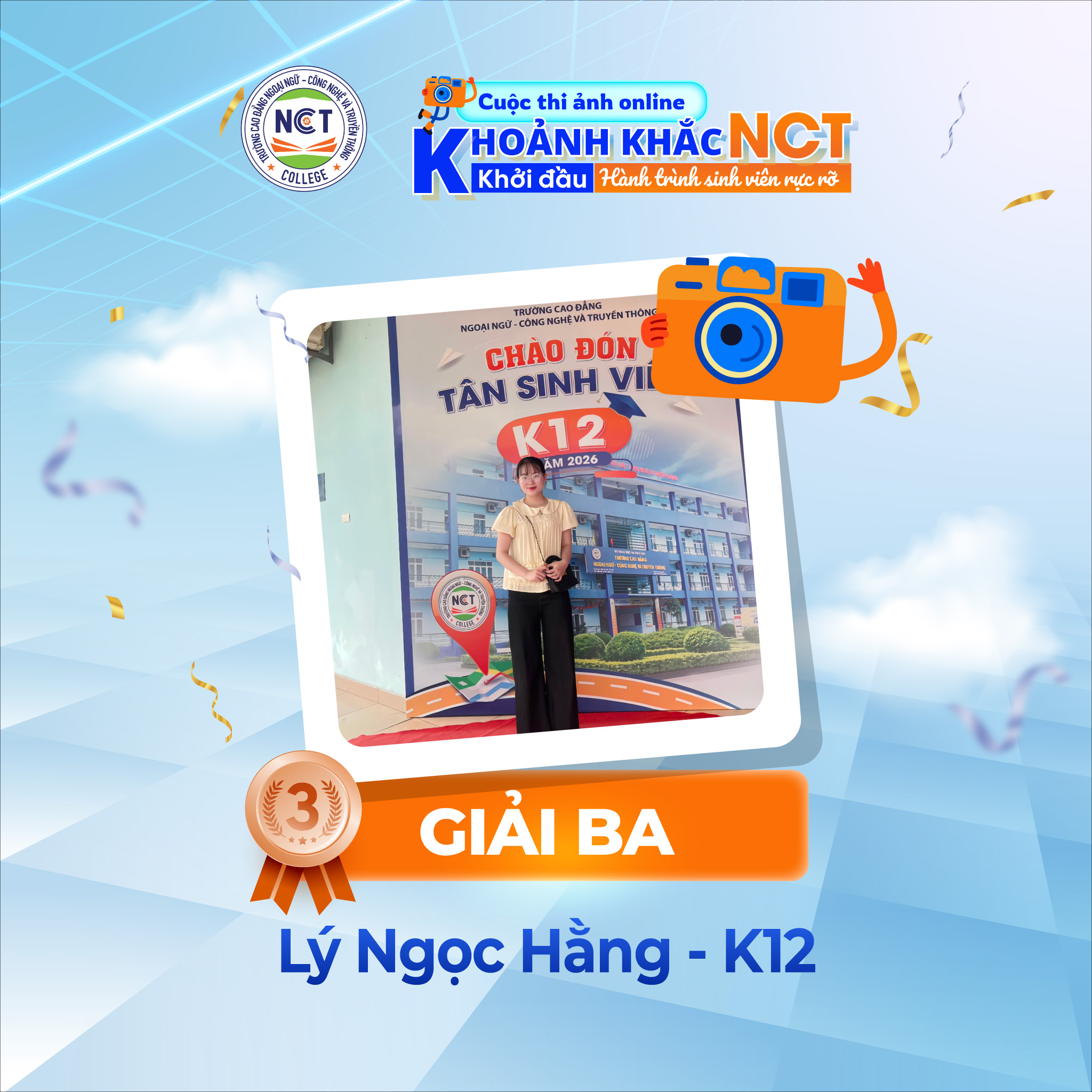 Công bố kết quả cuộc thi online “Khoảnh khắc NCT – Khởi đầu hành trình sinh viên rực rỡ”