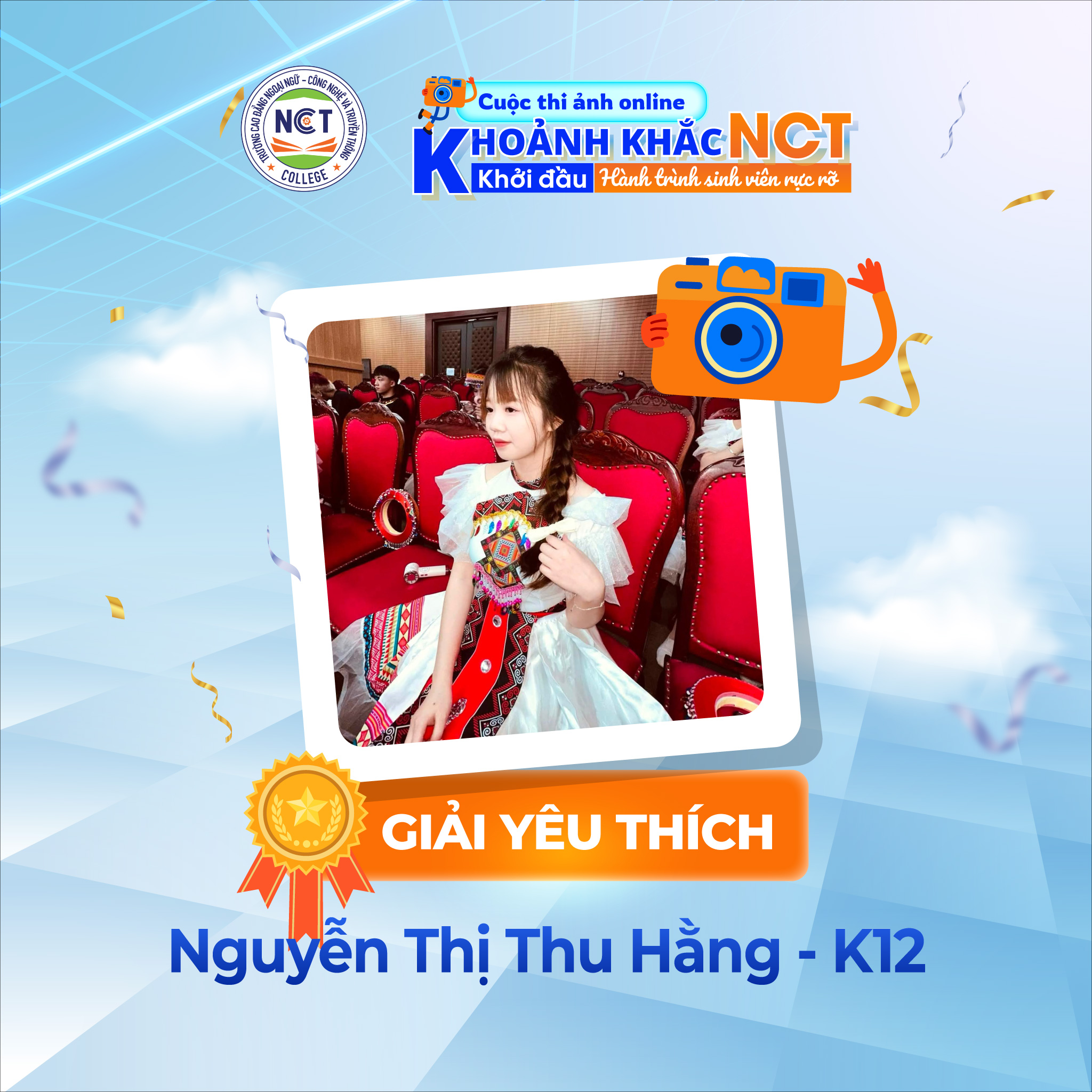 Công bố kết quả cuộc thi online “Khoảnh khắc NCT – Khởi đầu hành trình sinh viên rực rỡ”