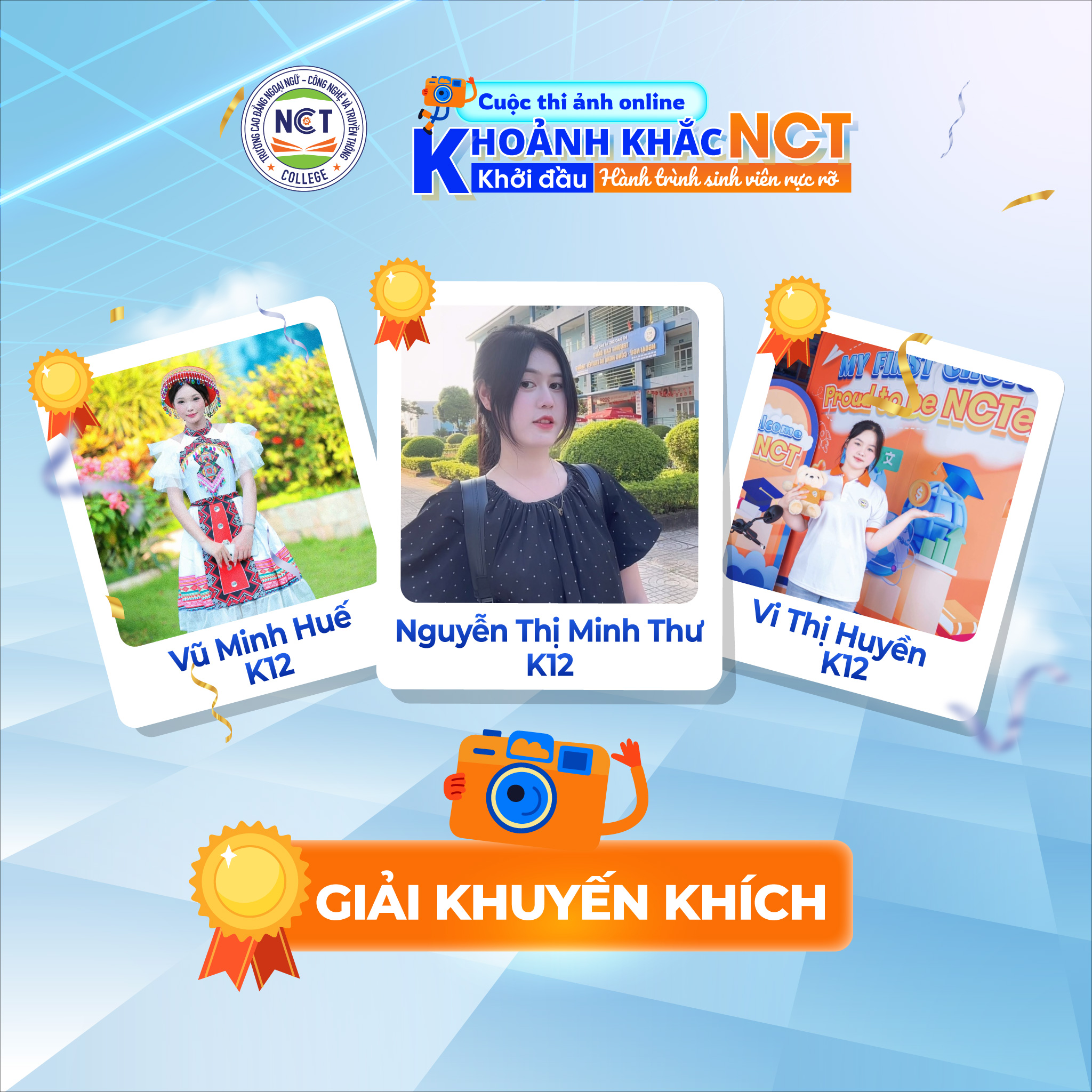 Công bố kết quả cuộc thi online “Khoảnh khắc NCT – Khởi đầu hành trình sinh viên rực rỡ”